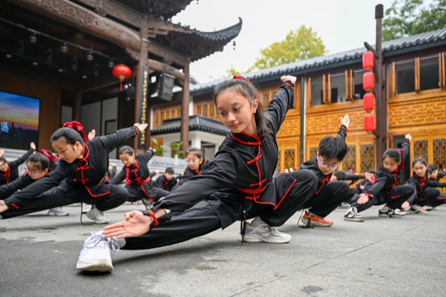 傳統(tǒng)武術操，別樣大課間