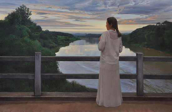 《早晨》劉濤 油畫(huà) 130x195cm .jpg