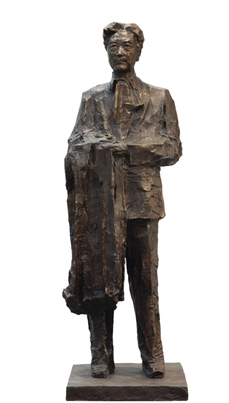 3 迥立向蒼蒼--徐悲鴻  吳為山 鑄銅 雕塑 53×61×175cm 2006年 中國美術館藏.jpg